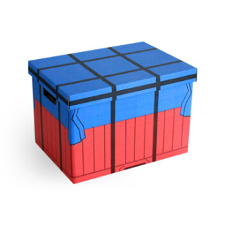 商品qdzx 绝地吃鸡空投补给箱零食礼物收纳箱盒礼物盒大号生日礼盒抖