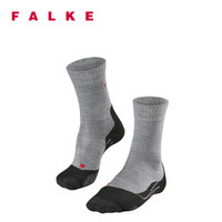 FALKE 德国鹰客 TK2 Women Trekking Socks专业运动徒步袜女袜 墨灰色light grey 35-36 16445-3403