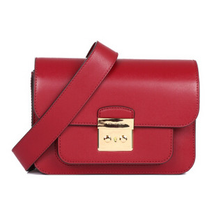 MICHAEL KORS 迈克·科尔斯 SLOAN EDITOR系列 女士牛皮斜挎包 30T7GS9L3L MAROON 褐红色