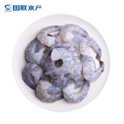 国联 无人工保水剂铂金虾仁 净重2斤 112-132只 京东海鲜品质保障
