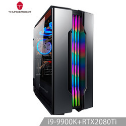 雷神 神谕909 i9-9900K/微星 Z390-Godlike/32G幻光戟/RTX2080Ti TRIO/500G 1T双固态/游戏台式组装电脑主机