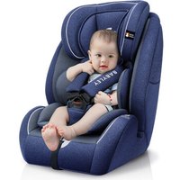 乖乖乐BABYLEY 汽车儿童安全座椅isofix 头枕可调 9个月-12岁 3C认证 铠甲勇士 星爵蓝 ISOFIX接口+LATCH