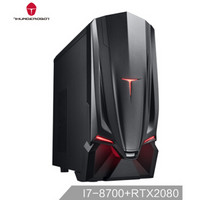 ThundeRobot 雷神 雷神-黑幽灵 U22 台式机 Intel i7 16G 120GB/128GB SSD+1TB HDD RTX2080(Ti)  