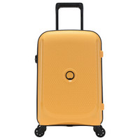 DELSEY 法国大使 时尚炫彩拉杆箱20英寸slimPP旅行箱可登机行李箱男女万向轮 黄色 840