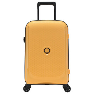 DELSEY 法国大使 时尚炫彩拉杆箱20英寸slimPP旅行箱可登机行李箱男女万向轮 黄色 840