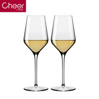 cheer 启尔 红酒杯家用高脚杯 德国进口白葡萄酒杯红酒杯无铅水晶葡萄酒杯2支装JB-CM02