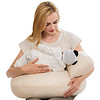 小西米木哺乳枕喂奶枕多功能抱枕婴儿学坐枕护腰枕孕妇枕头哺乳垫XB-02 黄条纹