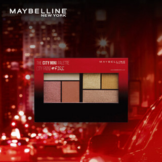 美宝莲（MAYBELLINE）纽约时刻迷你眼影盘 新年限量版 惹火时刻 6.1g *2件