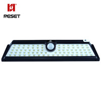 锐赛特 （RESET）RST-S11 太阳能灯LED人体感应壁灯户外防水照明路灯庭院别墅灯投光灯三面发光-90颗led灯珠