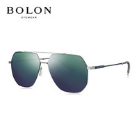 BOLON 暴龙 太阳镜新款男款经典时尚偏光眼镜多边形墨镜BL8059 D92
