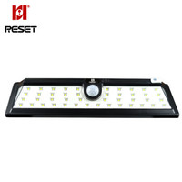 锐赛特 （RESET）RST-S15 太阳能灯LED人体感应壁灯户外防水照明路灯庭院别墅灯投光灯三面发光-54颗led灯珠