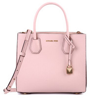 MICHAEL KORS 迈克 科尔斯 Mercer系列 中号皮质风琴款手提包单肩斜挎包 30F8GM9T2T SOFT PINK粉色