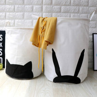 雯萱 脏衣篮可折叠收纳袋儿童玩具收纳袋