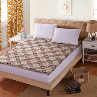 思侬家纺 床垫 双人床1.8米加厚磨毛可拆洗可折叠防滑床垫床褥床护垫 阁韵 180*200*3cm