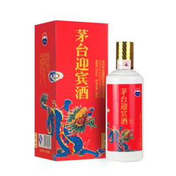 MOUTAI 茅台 迎宾酒 龙呈 酱香型白酒 53度 500ml 单瓶装 *4件