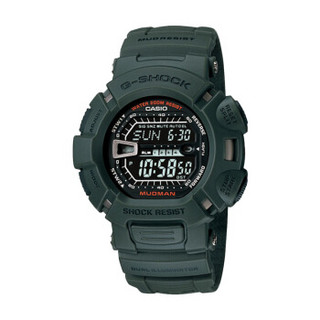 CASIO 卡西欧 G-SHOCK Mudman系列 46.3毫米石英腕表 G-9000-3V