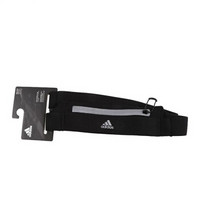 adidas 阿迪达斯 跑步腰带 男女 RUN BELT 运动训练轻便跑步腰带 CF5210 NS (黑色、均码)