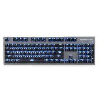 MOTOSPEED 摩豹 GK10 104键 2.4G双模无线机械键盘 黑色 高特青轴 单光