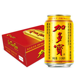 加多宝 凉茶植物饮料 茶饮料310ml*24罐 新金罐  金尊版 *2件