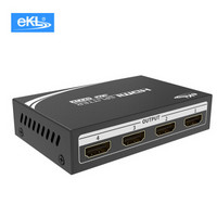 eKL -miniHS104 HDMI分配器1进4出 4K高清支持3D一进四出配USB供电线