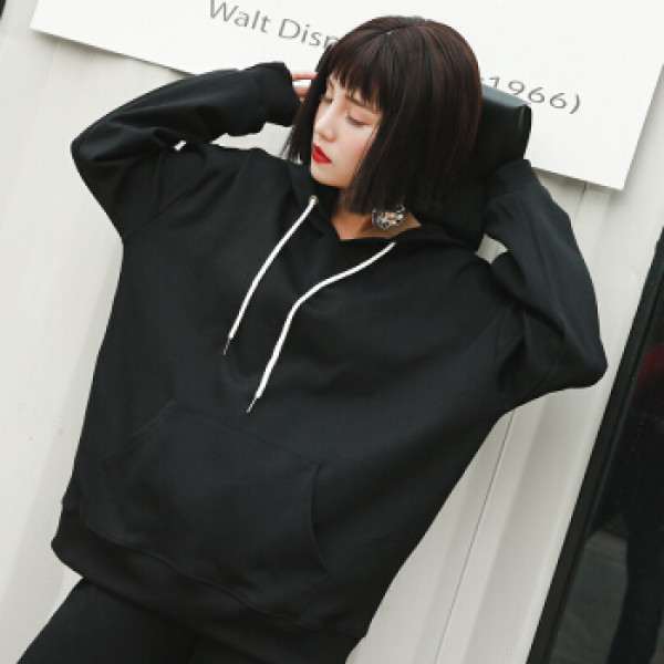 商品joy of joy 京东女装2019年春季新款卫衣女连帽宽松bf风韩版潮