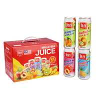 原装进口500ml*8家庭装（含原果.果肉）果汁饮料箱装马来西亚进口皆富JEFI