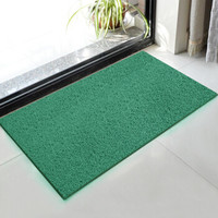 兰诗(LAUTEE)LS-2101 酒店宾馆防滑蹭土商用拉丝地垫 门垫入户垫 绿色0.9米宽*1米长