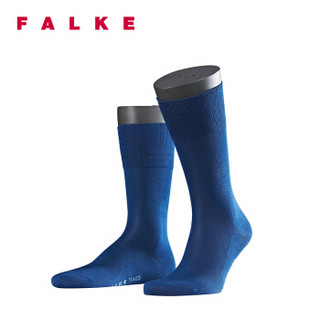 FALKE 德国鹰客 Tiago丝光棉罗纹商务正装长中筒男袜 蓝色royal blue 41-42 14662-6000