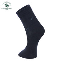 圣大保罗袜子男士商务袜中筒棉袜透气吸汗四季袜子PS-1541款藏青2双黑色1双礼盒3双装均码