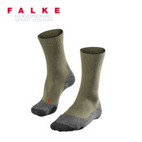 FALKE 德国鹰客 TK2 Men Trekking Socks专业运动徒步袜男袜 橄榄绿olive 39-41 16474-7830