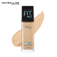 美宝莲（MAYBELLINE）定制水感粉底液 柔雾版215 30ML（fit me 粉底液 BB霜 遮瑕轻薄哑光控油持久隐形毛孔）