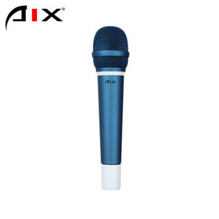 AIX LM-021 爱秀手持电容麦克风 网络K歌电脑 YY主播话筒设备 蓝色