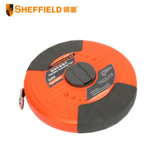 钢盾 SHEFFIELD S077350 玻璃纤维卷尺 盘尺皮尺量衣尺 工地测量  玻璃纤维卷尺50m