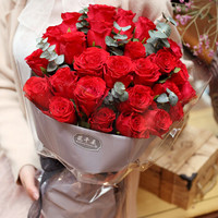 花千朵33朵红色玫瑰花束鲜花速递同城送花520生日纪念日七夕情人节礼物送女生女朋友老婆