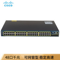 思科（Cisco）WS-C2960X-48LPS-L 48口千兆 二层交换机