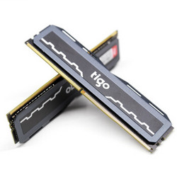 金泰克（Tigo）DDR4 2666 8GB 台式机内存条 贪狼星 电竞游戏马甲条