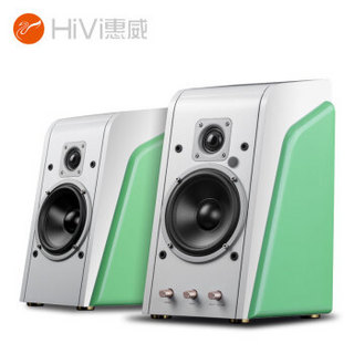 惠威（HiVi）M200 新一代经典   HiFi有源音箱  绿色（2019版）