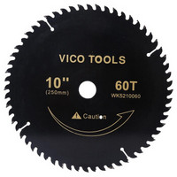 威克（vico）WK5210060 合金锯片 木工锯片 薄切锯片250mm