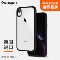 SPIGEN 苹果XR手机壳 iphone XR保护套 新款硅胶潮牌韩国进口透明全包气囊防摔保护男女款手机壳 高透-黑框