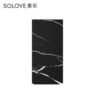 SOLOVE 10000毫安 移动电源 聚合物 可爱卡通苹果安卓手机通用便携充电宝 S1大理石黑色
