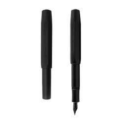 Kaweco AL Sport 铝制系列 黑色 铝制工业风钢笔 经典商务铝合金钢笔 EF 钢笔 0.5mm *3件