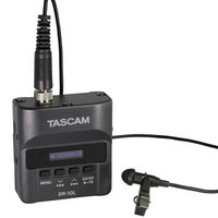 TASCAM DR-10L 小型腰包录音机 领夹麦克风录音机 采访机