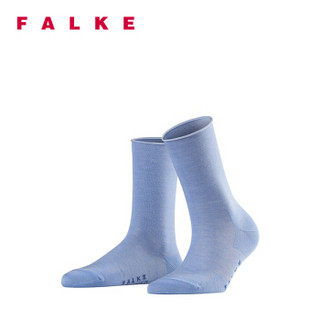 FALKE 德国鹰客 Active Breeze秋冬小腿光滑堆堆袜中筒女袜 天空蓝sky 39-42 46125-6806