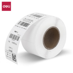 deli 得力 40*30mm三防热敏标签打印纸 不干胶条码打印纸(20卷装 800张/卷)11884