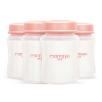 咪芽 MAMEYO 储奶瓶 母乳储存瓶宽口径240ml*4