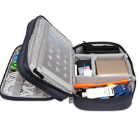 BUBM 必优美 数码收纳包数据线收纳包充电器电源线收纳盒大容量电子产品收纳包保护套电源包耳机U盘U盾充电宝