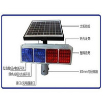 聚远 JUYUAN SDJN 太阳能警示灯交通爆闪灯 LED普通款 双面四灯头 定制款