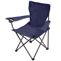 MAC 户外折叠椅子 沙滩钓鱼凳 画画美术生折叠椅 折叠凳子便携式 BA蓝色