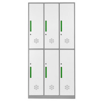 虎牌文件柜加厚保险办公六门更衣柜雅智系列