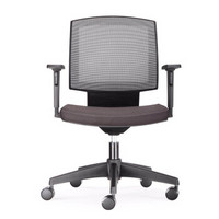 福邦（FUBANG） 办公椅　网布职员椅办公椅黑色